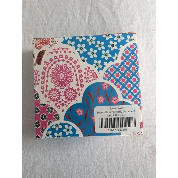 Taylor Swift Ornament Lover Glass Butterfly Christmas Tree Present Holiday - Picture 4 of 9